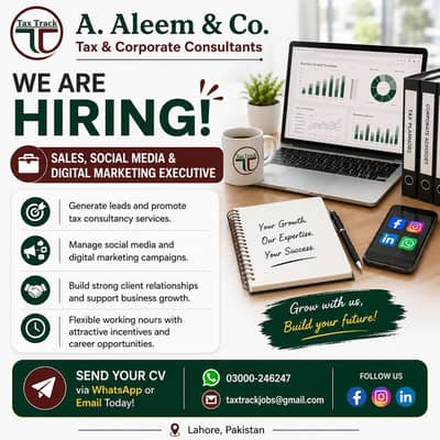 Sales Executive, Social Media Manager, Digital Marketing