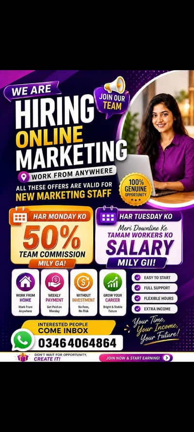 Hiring online staff