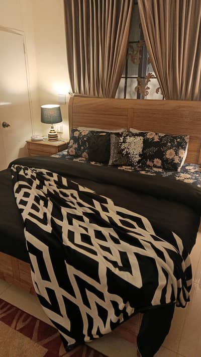 wooden bed set with side tables . bedroom chairs with coffee table als