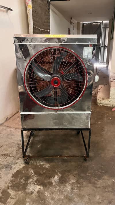 12V AC/DC Air Cooler | Solar & Electric |  Silver Shine Body |