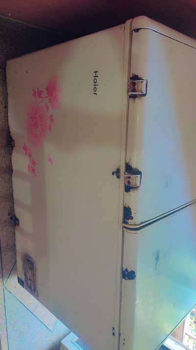 Haier double door freezer