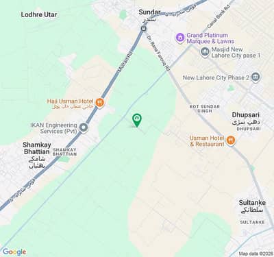 10 Marla Corner Plot New Lahore City Phase 4 B Block All Paid Carpet Road For Sale Near Bahria Town & 3 Km Only From NFC Phase 2