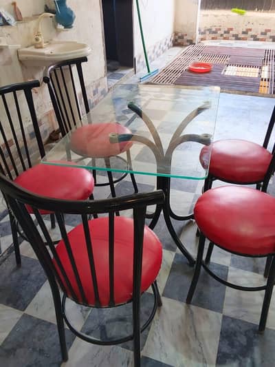 Dining Table with 5 Chairs