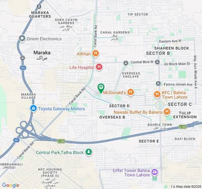10 Marla Plot Overseas B Block Bahria Town Lahore