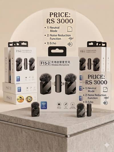 F15-2 3-in-1 Wireless Collar Mic