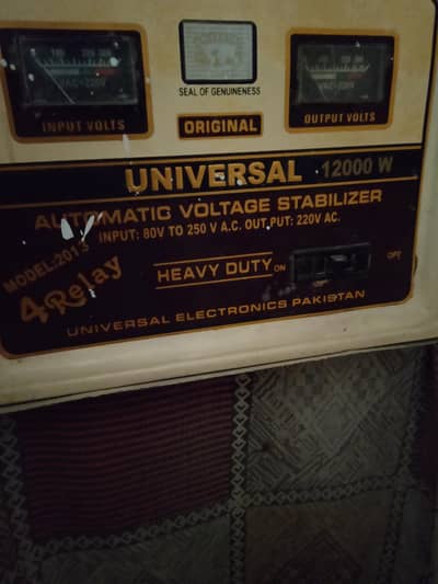 Universal Voltage stabilizer used as new