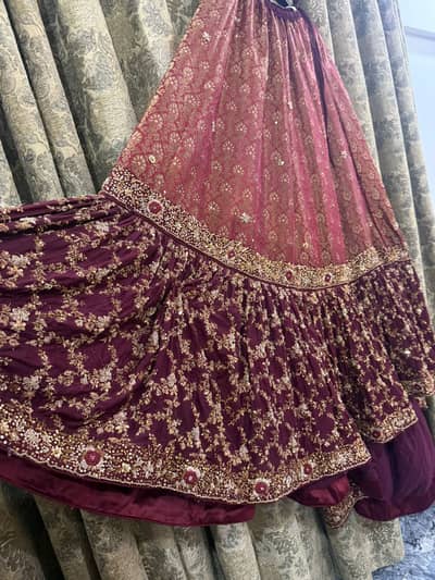 Bridal Sharara and Maxi by Haseens – Excellent Condition