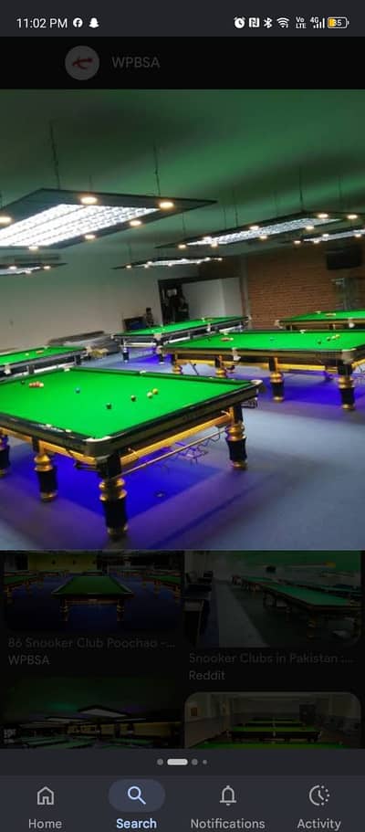 Snooker club job