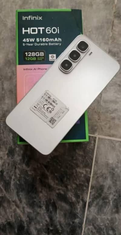 Infinix Hot 60i 6/128GB PTA Approved six months warranty
