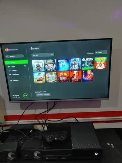 Xbox one 1Tb,1 controller, 2 tekken sticks