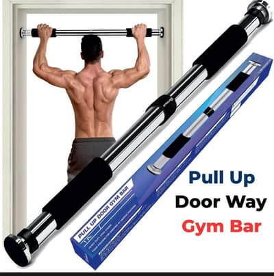 Heavy Duty Adjustable Doorway Pull-Up Bar | Home Gym Fitness Bar