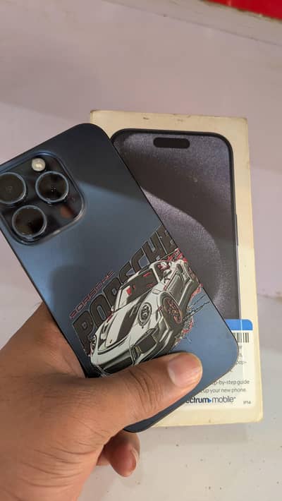 Apple iPhone 15 Pro - Blue Titanium - 128GB