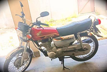 Honda CG 125 Special Edition, (Self start {silver})