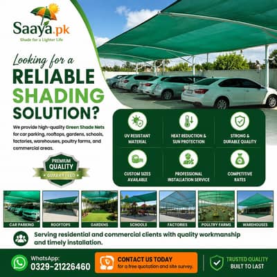 Fiber Glass Shade - Folding Canopy - Parking Tensile Shade - Car Shade