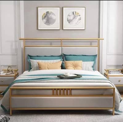 Double Bed|Iron double bed|Bed Set|iron Furniture|03092056793
