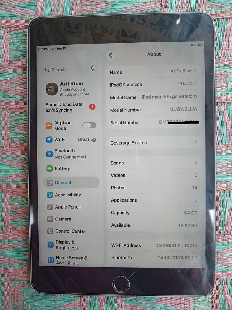 Ipad Mini 5 9