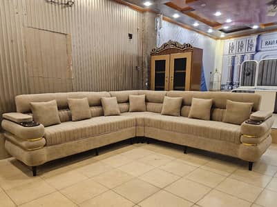 L shape luxury sofa