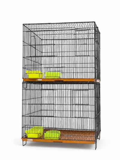 2 portion parrot cage - excellent condition