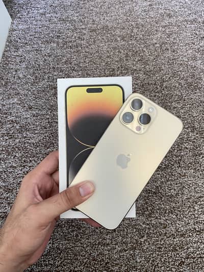 Apple iPhone 14 Pro Max 256gb jv nonpta gold color