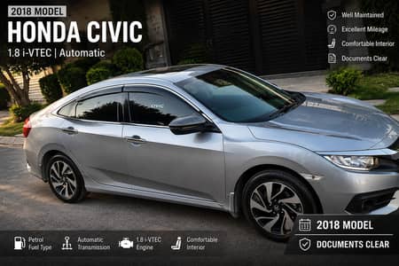 Honda Civic VTI Oriel Prosmatec 2018