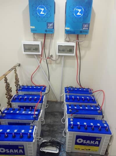 Ziewnic 6.5KW PV8500 Hybrid Inverter + 4 battery Tubular Osaka 1800