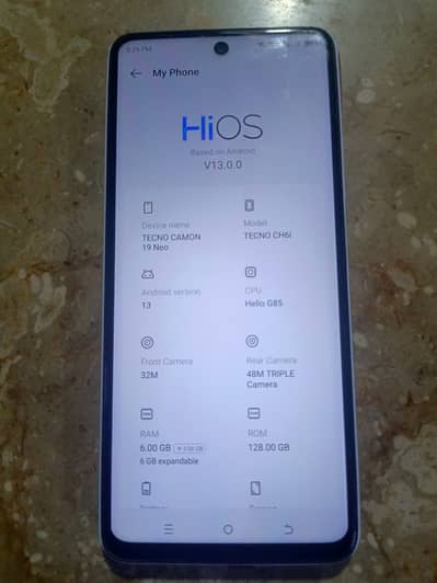 Tecno CAMON 19 Neo