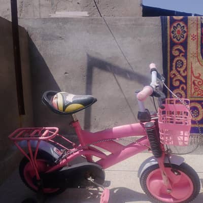 children bicycle with sporting wheels