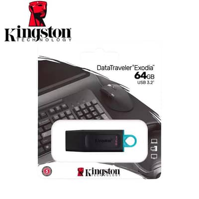 Kingston exodia 64 gb original USB 5 years warranty