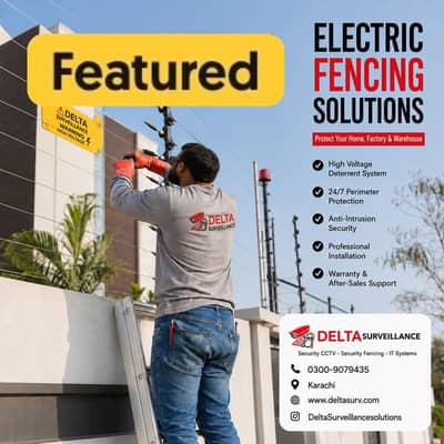 Delta Electric Fence System - fence perimeter security in karachi