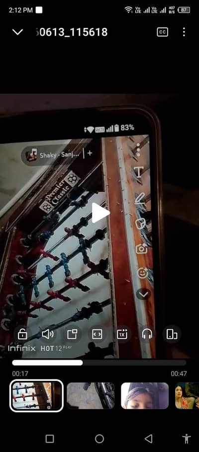 «Medium Size Foosball Table for Kids/Teens - Good Condition»