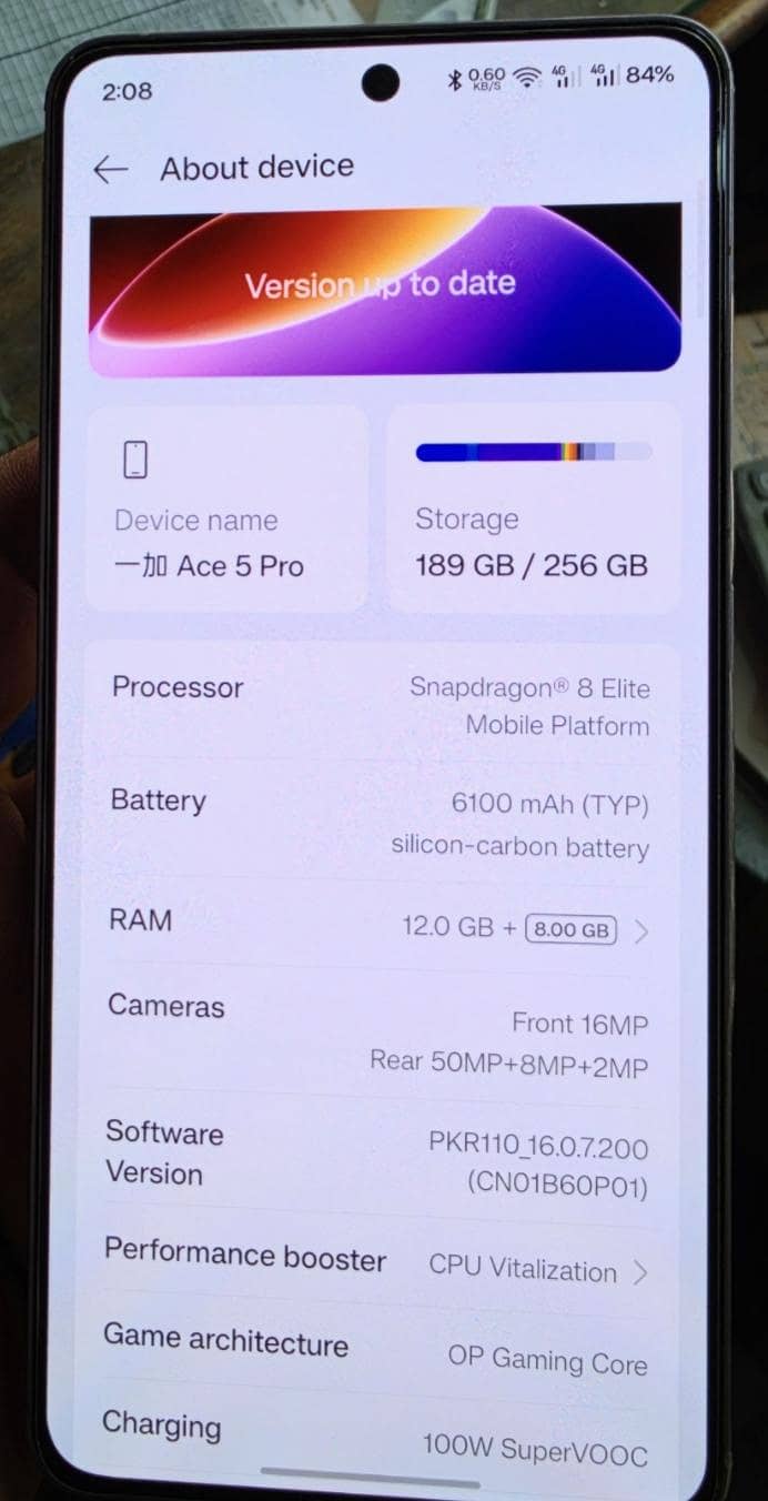 OnePlus ace5 pro 0