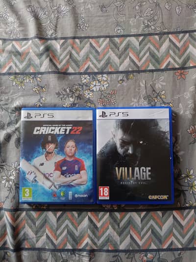 PS5 Games Cricket 22, Resident Evil Village