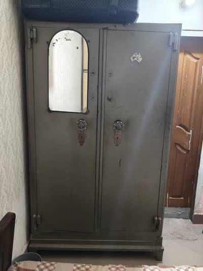 Iron safe wardrobe old