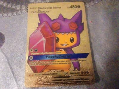 Pikachu mega sableye (cosplay card)