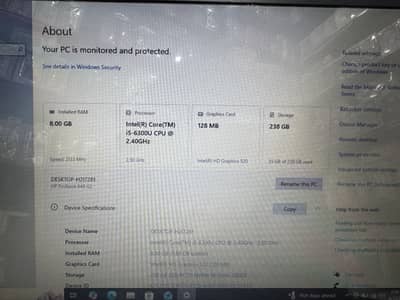 Hp Pro Book 640 8/256 ssd