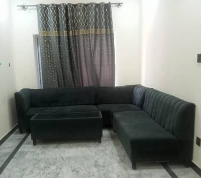 Elegant L Shape Sofa Set available in excellent condition.
