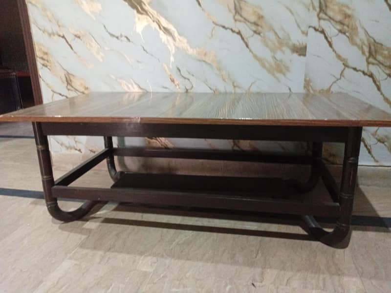 Solid Wooden Center Table – Coffee Table 0