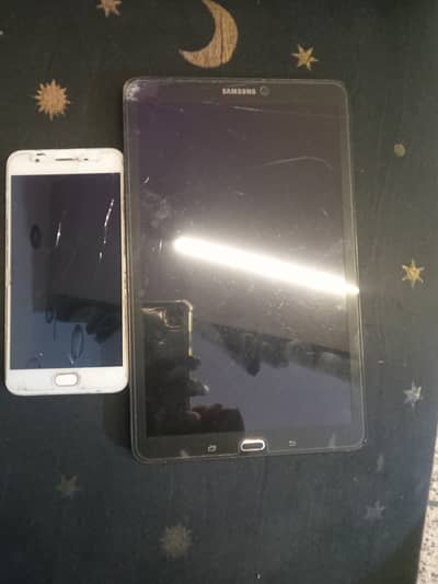 Oppo and Samsung Tab e
