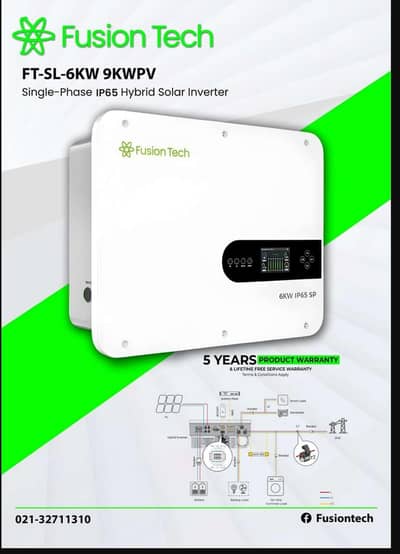 FUSION TECH 6KW IP65 INVERTER