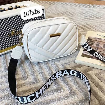Premium Chic Women’s 1 PC Multicolour leather Crossbody Bag with COD.