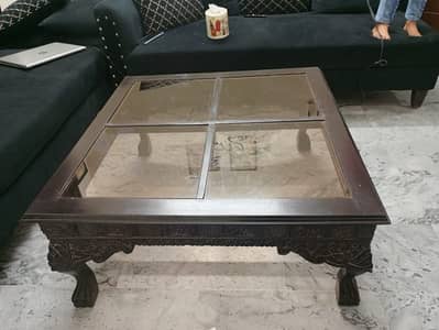 Stylish Glass Center Table available in excellent condition.