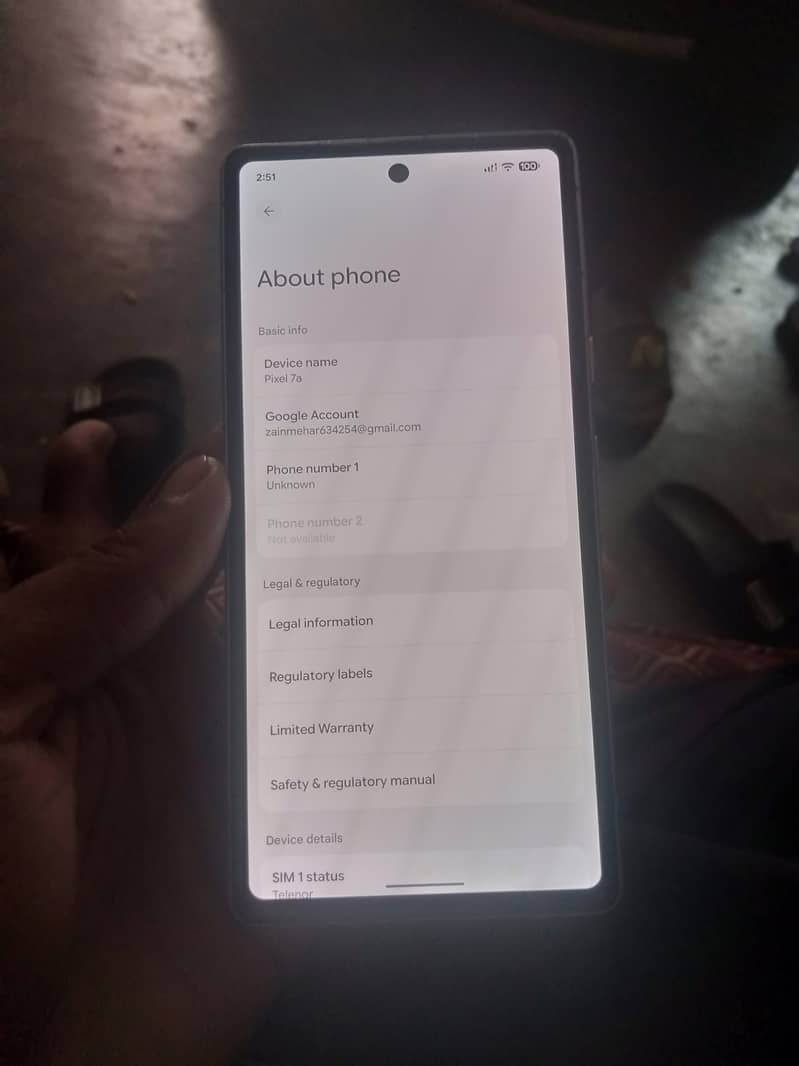 Google pixel 7a 3