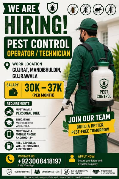 Pest control Operator