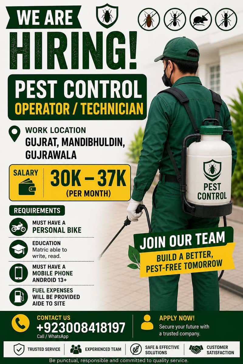 Pest control Operator 0