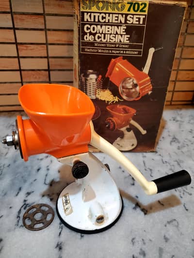 Spong Kitchen Set, Mincer, Grater, Meat Grinder, Vegetable Slicer