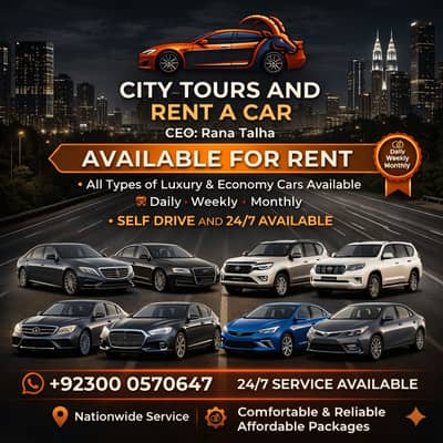 Rent a Car Without Driver / Car Rental Service / Rent Cars Booking