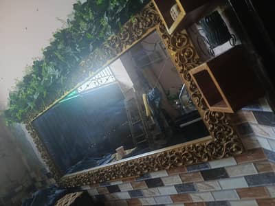 2 mirrors 1 console three coffee tables set