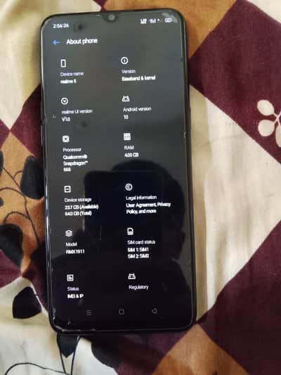 Real me 5 4gb 64gb
