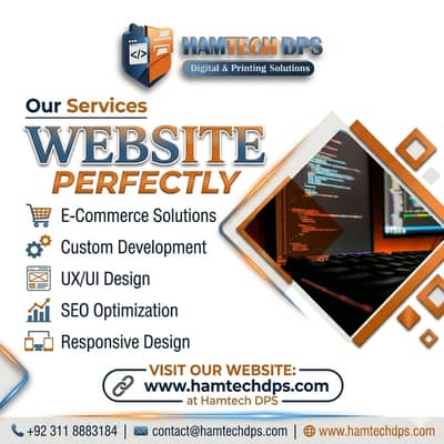 Get Your Custom E-Commerce & Business Website | Hamtech DPS