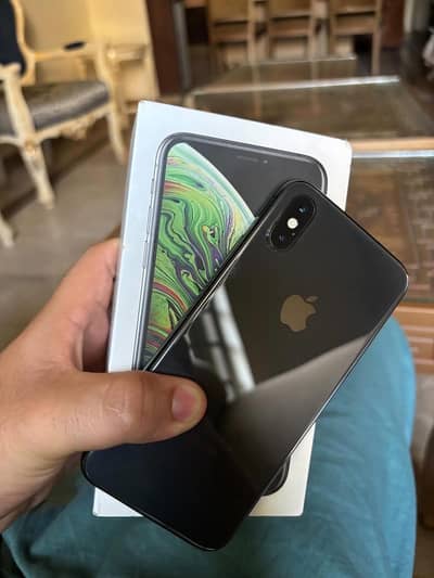 Apple iPhone XS pta all jenuan 84 health with box 64gb
